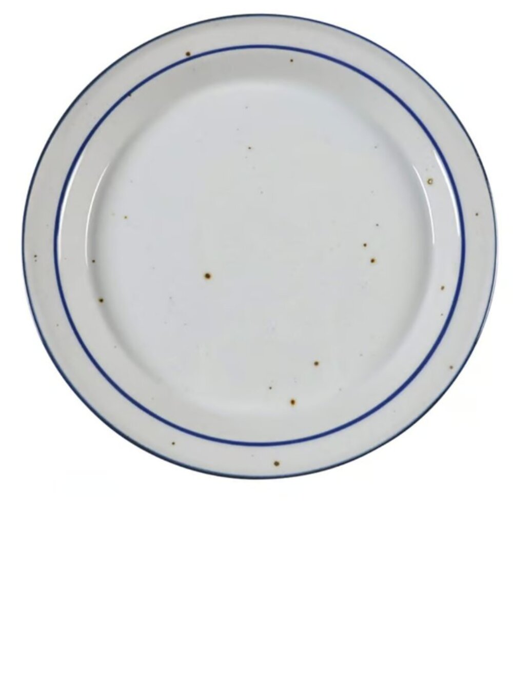 Vintage Large Dinner Plate Blue Mist by Dansk